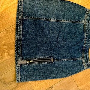 Free people denim skirt